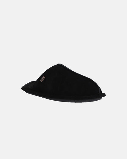 Hunter Mens Mule Slipper - Black