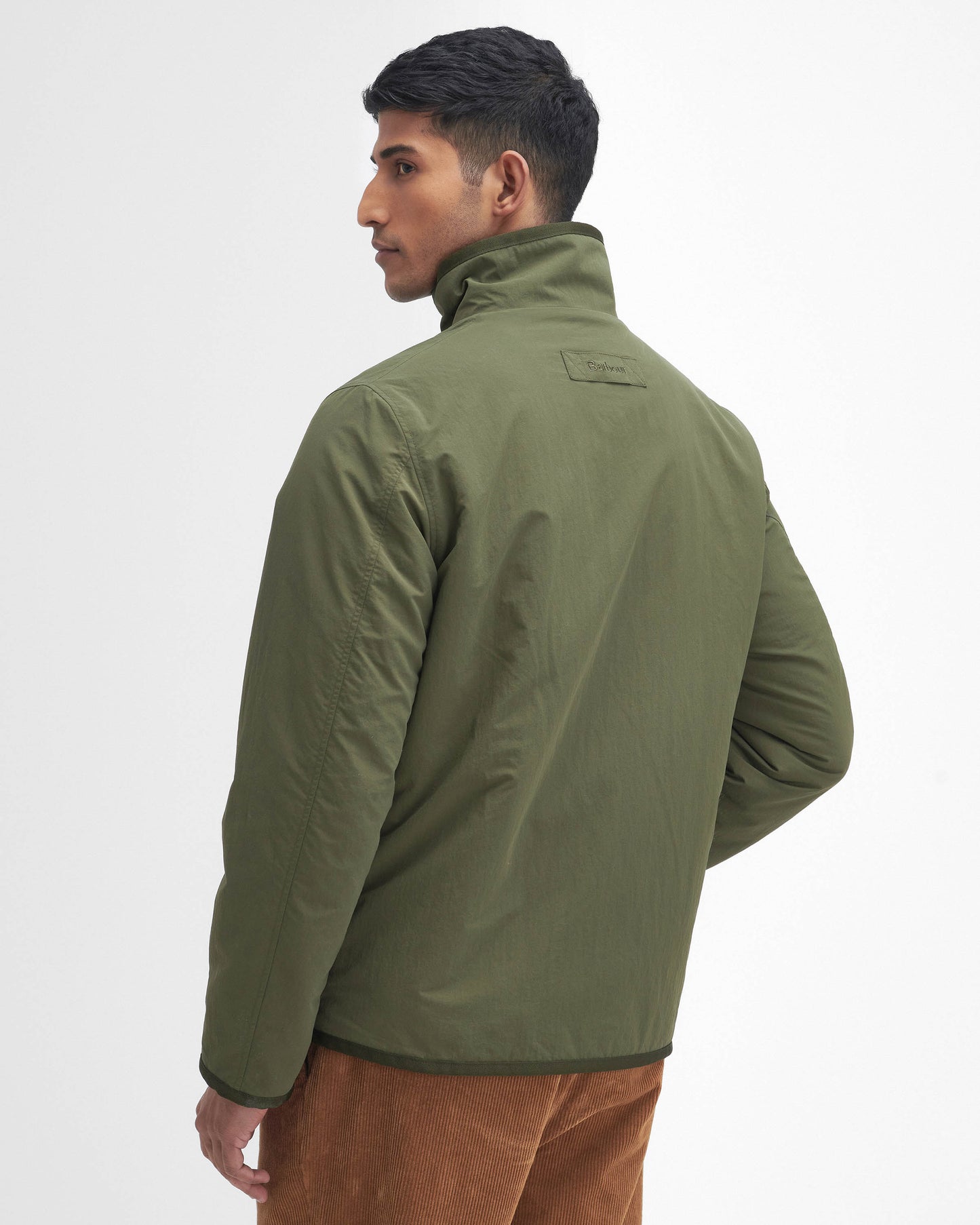 Barbour Mens Reversible Fleece Jacket - Fern | CHO | Designer Mens Fleece Jackets