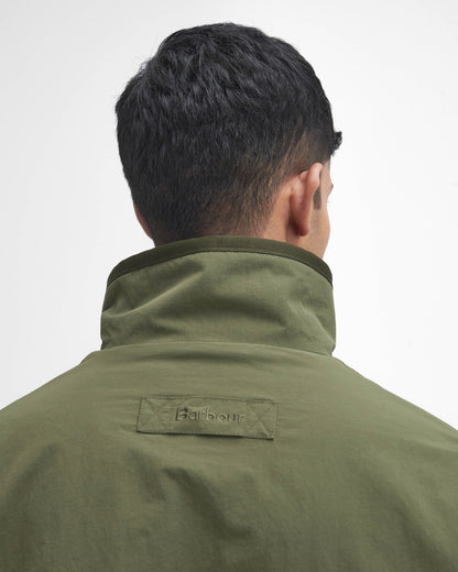 Barbour Mens Reversible Fleece Jacket - Fern | CHO | Designer Mens Fleece Jackets