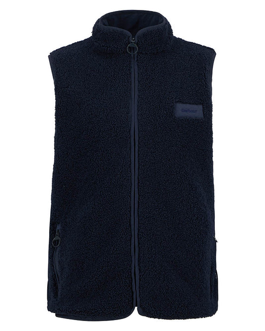 Barbour Mens Reversible Fleece Gilet - Navy