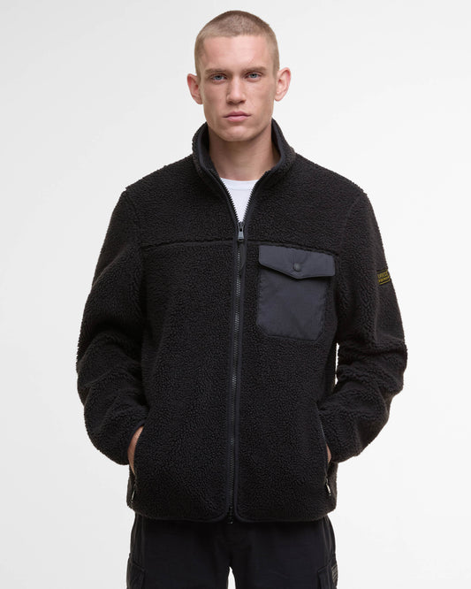 Barbour International Mossdale Mens Fleece Jacket - Black