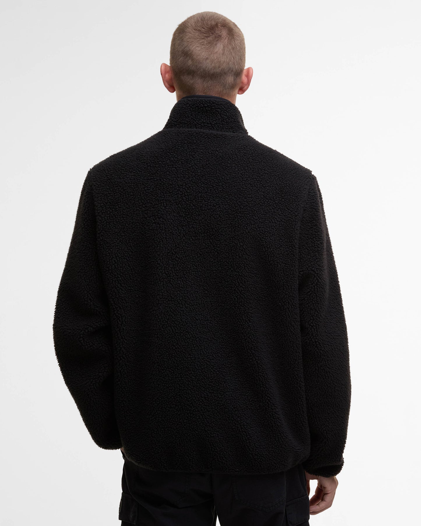 Barbour International Mossdale Mens Fleece Jacket - Black