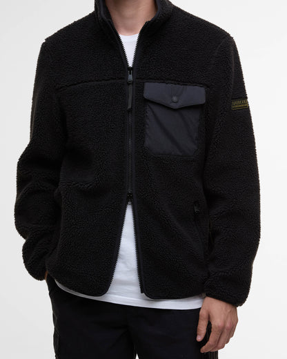 Barbour International Mossdale Mens Fleece Jacket - Black