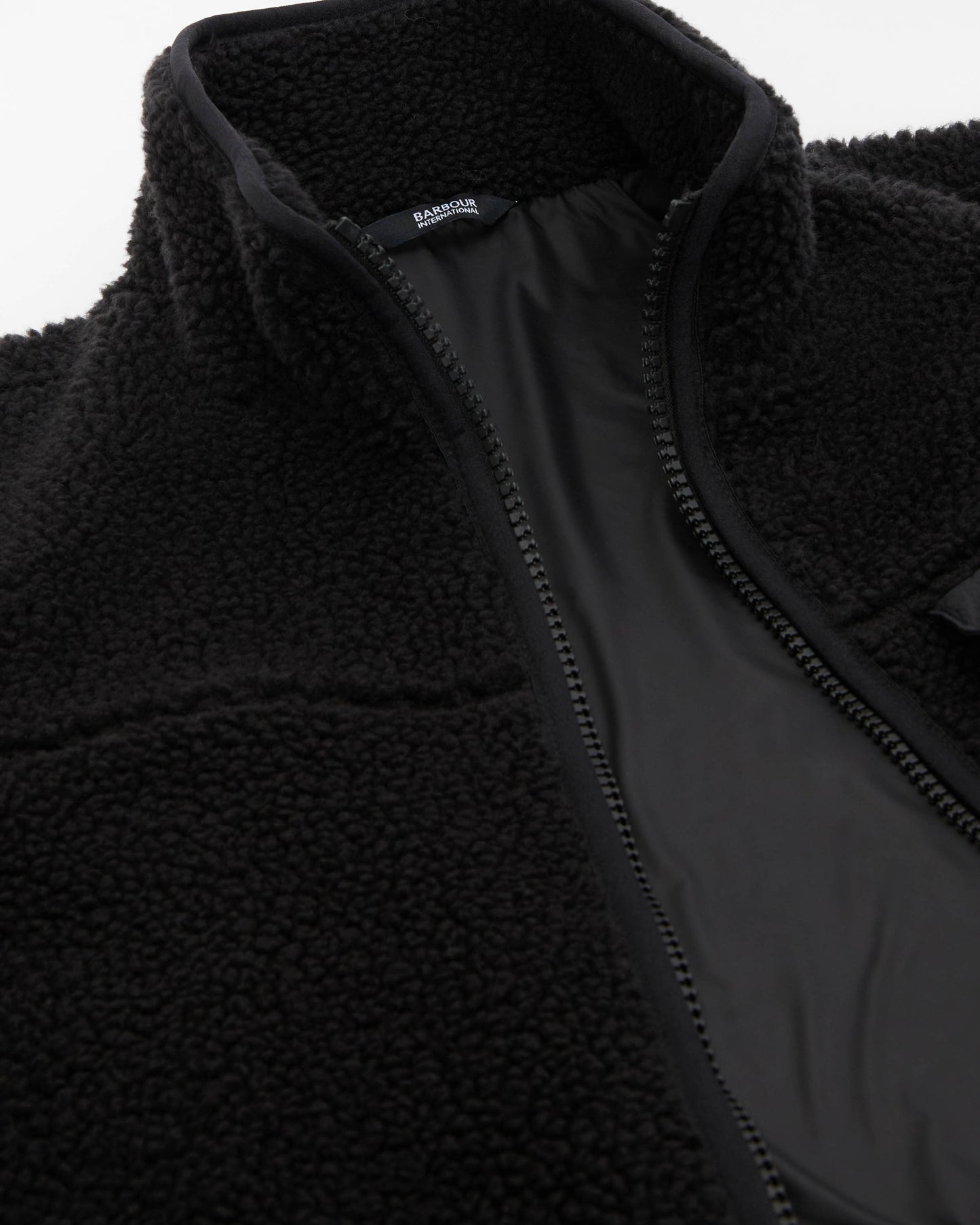 Barbour International Mossdale Mens Fleece Jacket - Black