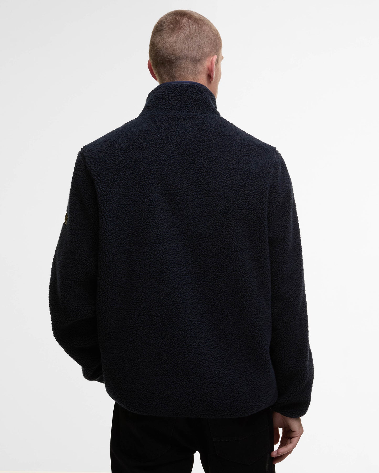 Barbour International Mossdale Mens Fleece Jacket - Navy