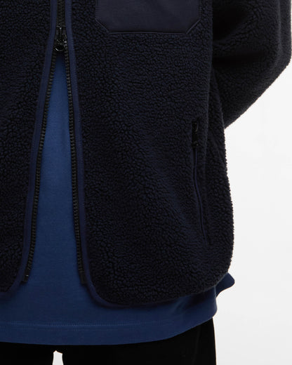 Barbour International Mossdale Mens Fleece Jacket - Navy