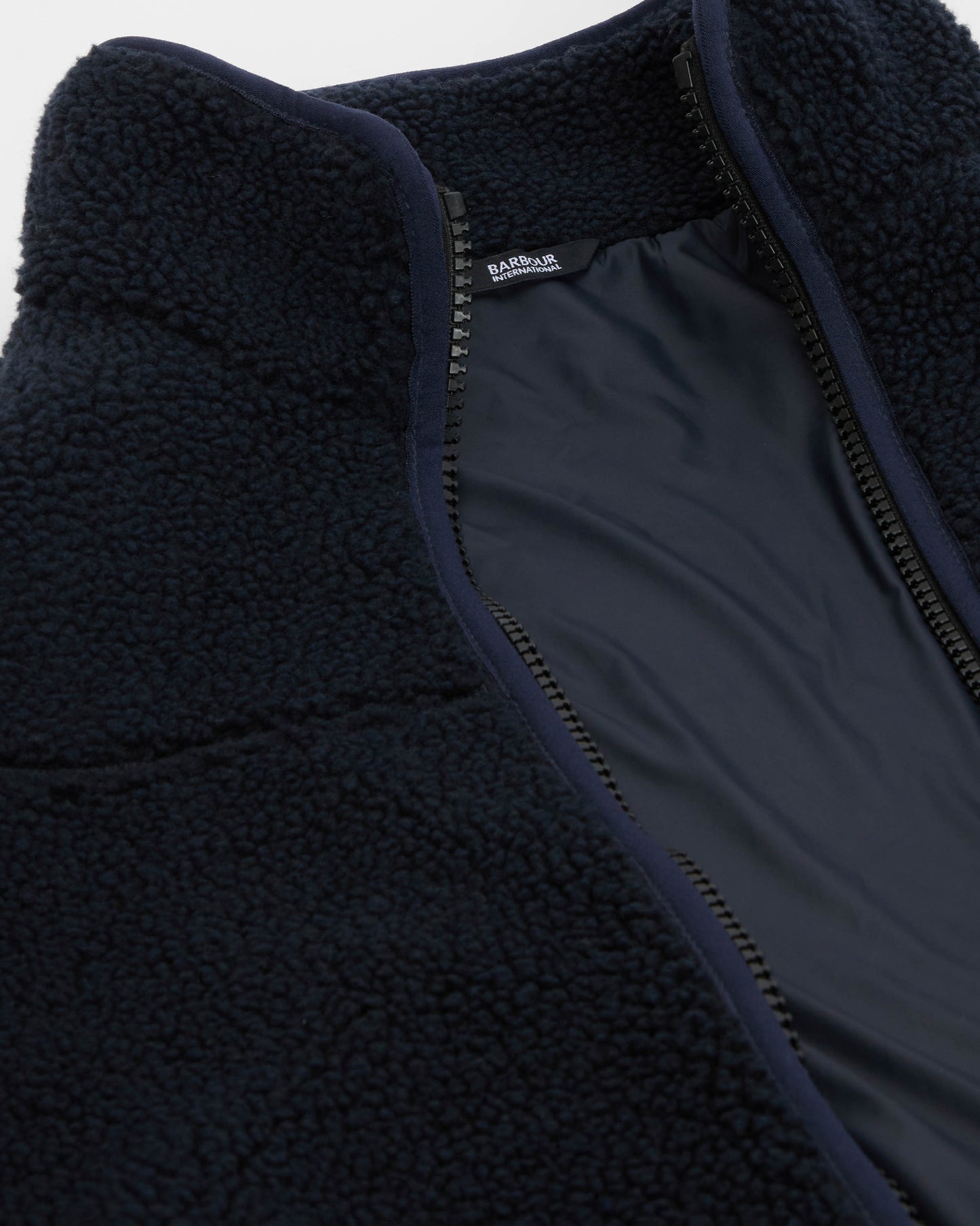 Barbour International Mossdale Mens Fleece Jacket - Navy