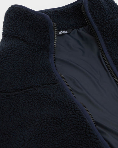 Barbour International Mossdale Mens Fleece Jacket - Navy
