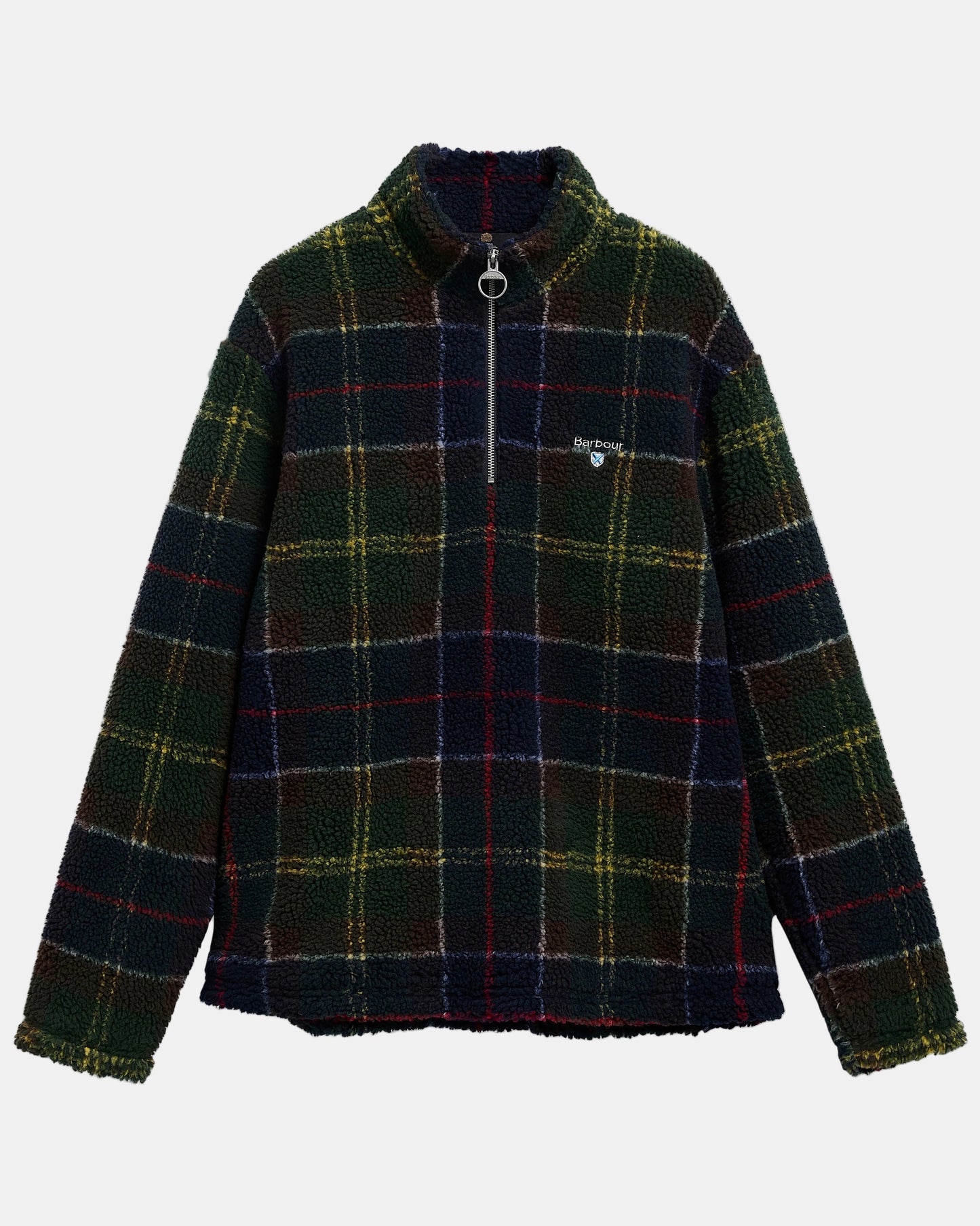 Barbour Mens Tartan Fleece Half Zip - Classic Tartan | CHO | Designer Mens Half Zip Fleeces