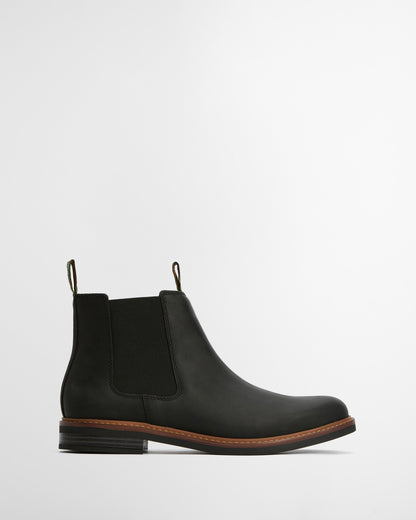 Barbour Farsley Mens Chelsea Boots - Black - CHO - Designer Mens Boots