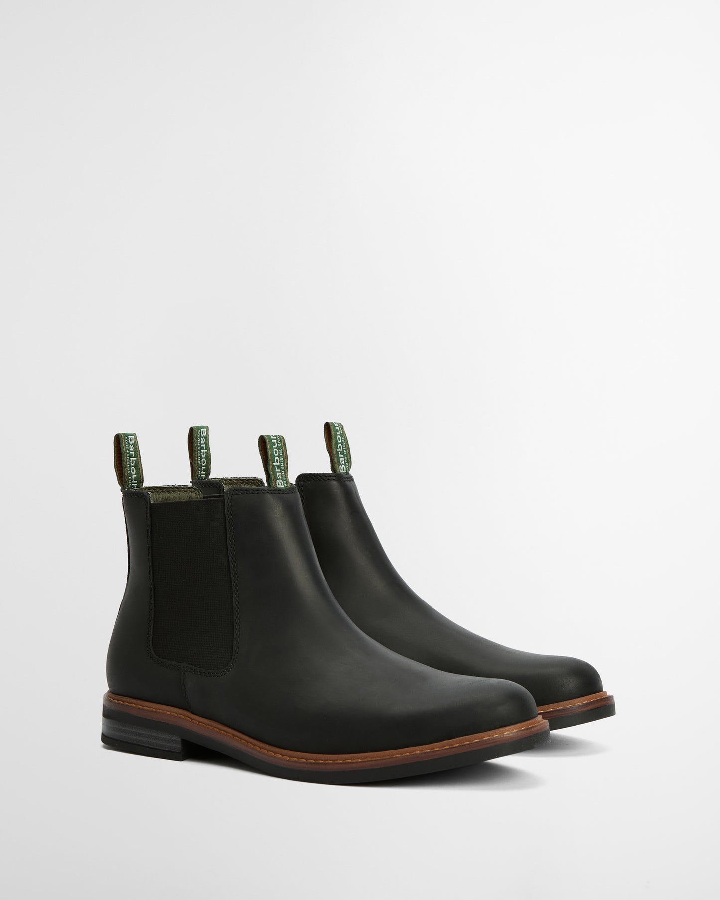 Barbour Farsley Mens Chelsea Boots - Black - CHO - Designer Mens Boots
