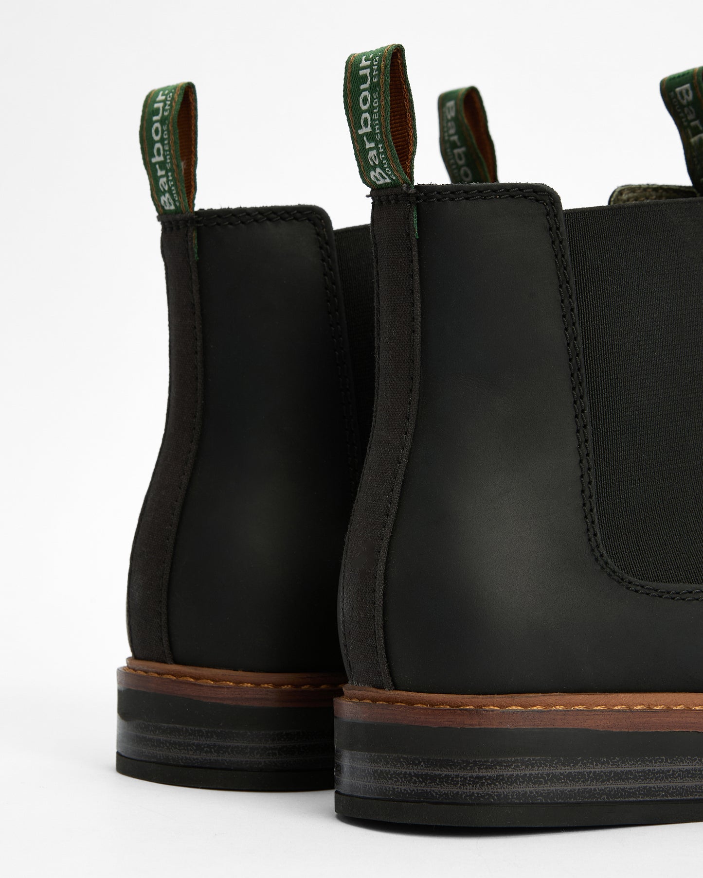 Barbour Farsley Mens Chelsea Boots - Black - CHO - Designer Mens Boots