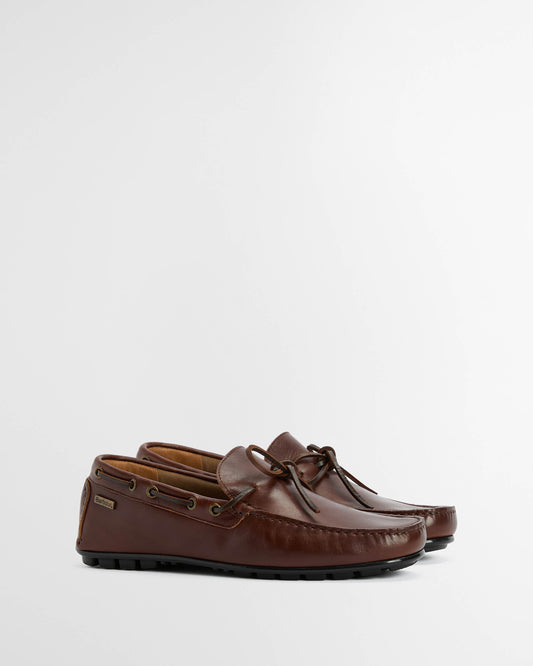 Barbour Courage Mens Driving Shoes - Brown | CHO | Designer Mens Shoes