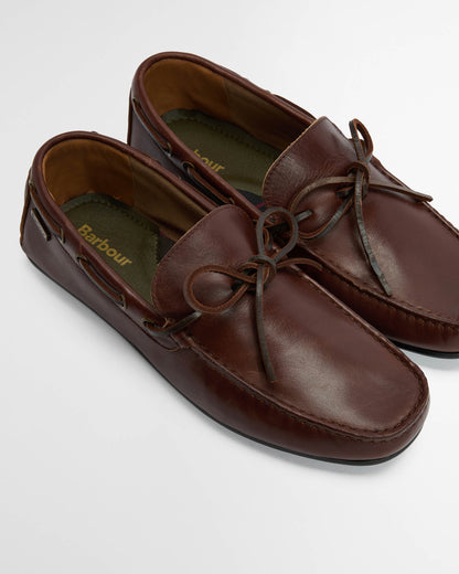 Barbour Courage Mens Driving Shoes - Brown | CHO | Designer Mens Shoes