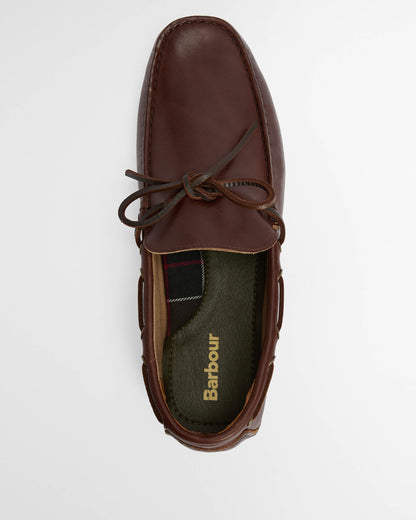 Barbour Courage Mens Driving Shoes - Brown | CHO | Designer Mens Shoes