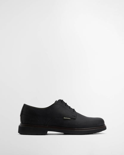 Barbour Carthy Mens Derby Shoes - Black | CHO | Designer Mens Shoes