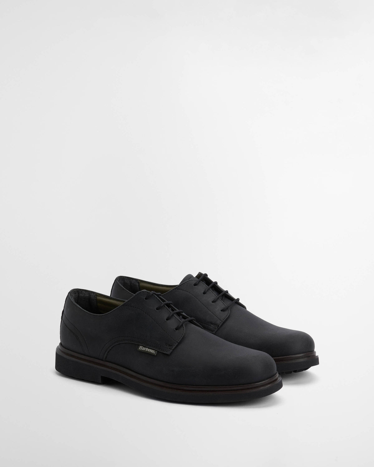 Barbour Carthy Mens Derby Shoes - Black | CHO | Designer Mens Shoes
