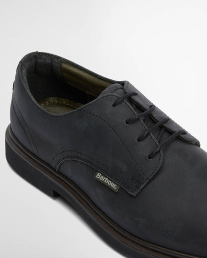 Barbour Carthy Mens Derby Shoes - Black | CHO | Designer Mens Shoes
