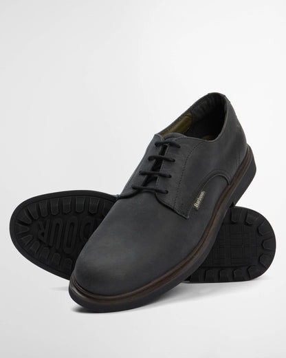 Barbour Carthy Mens Derby Shoes - Black | CHO | Designer Mens Shoes