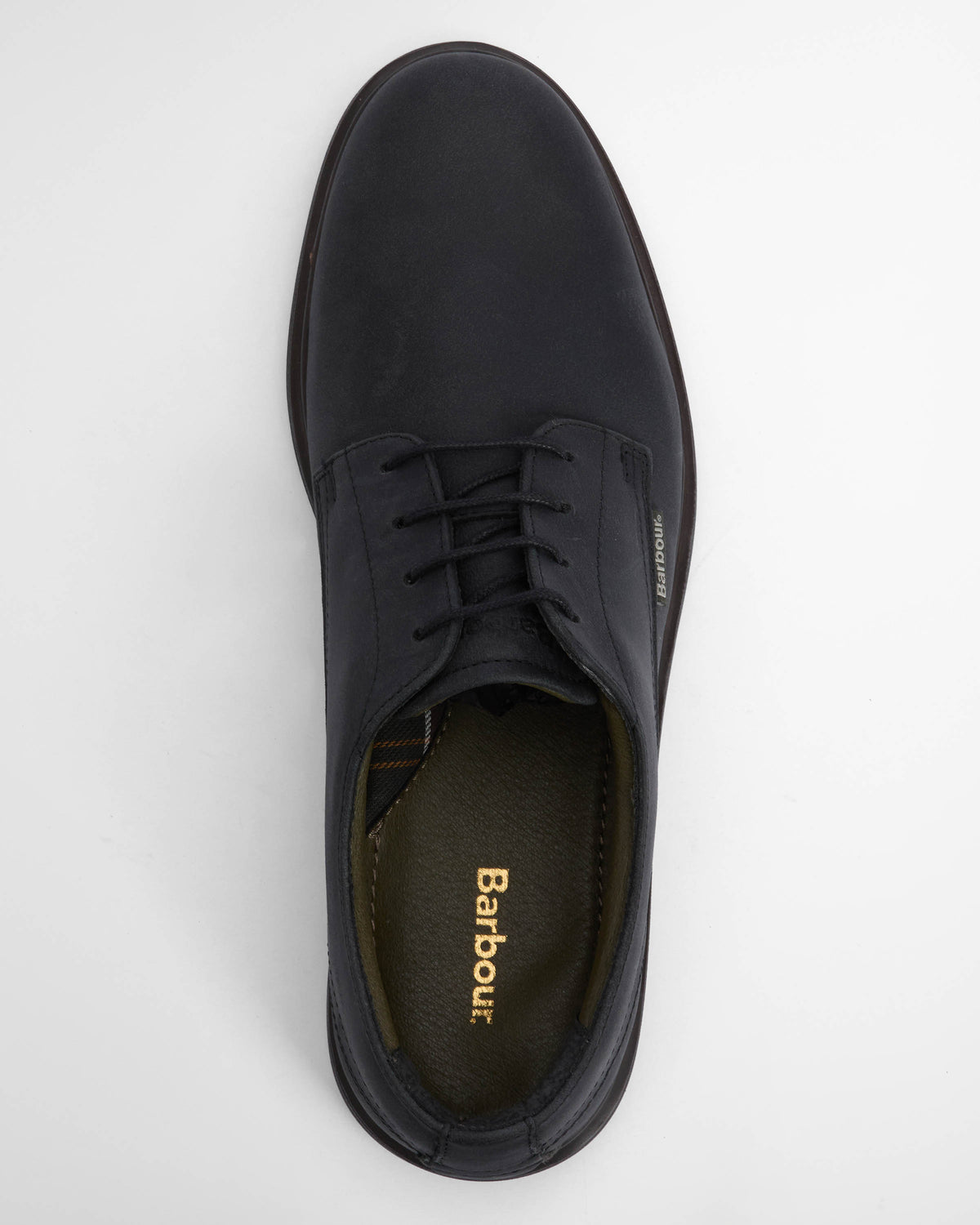 Barbour Carthy Mens Derby Shoes - Black | CHO | Designer Mens Shoes