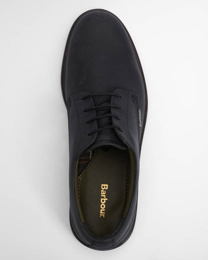 Barbour Carthy Mens Derby Shoes - Black | CHO | Designer Mens Shoes