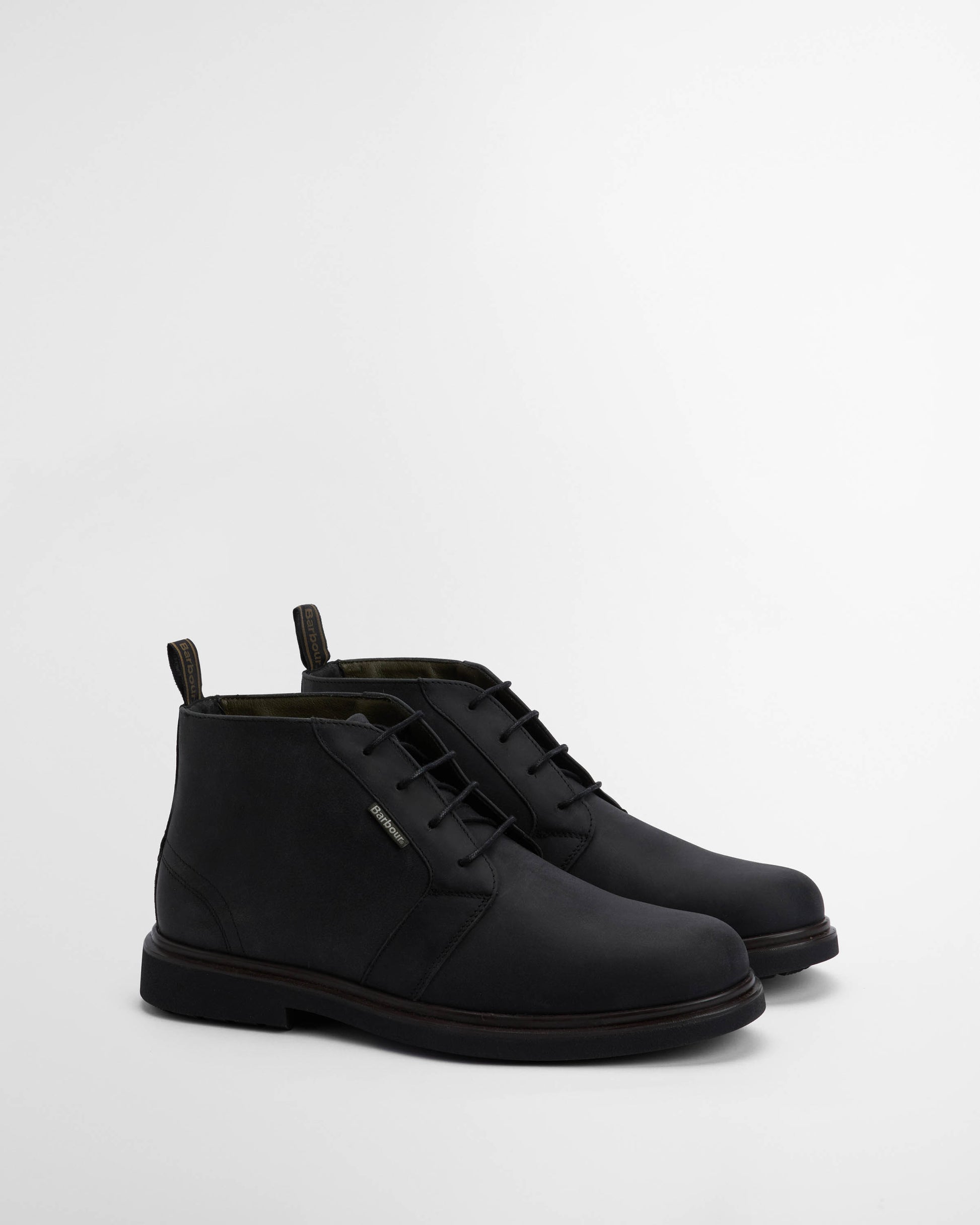 Barbour Meays Mens Chukka Boots - Black | CHO | Designer Mens Boots