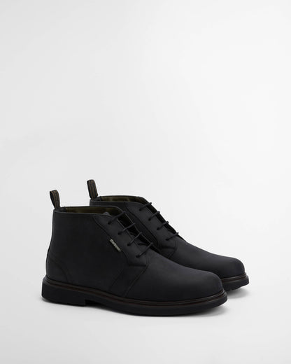 Barbour Meays Mens Chukka Boots - Black | CHO | Designer Mens Boots