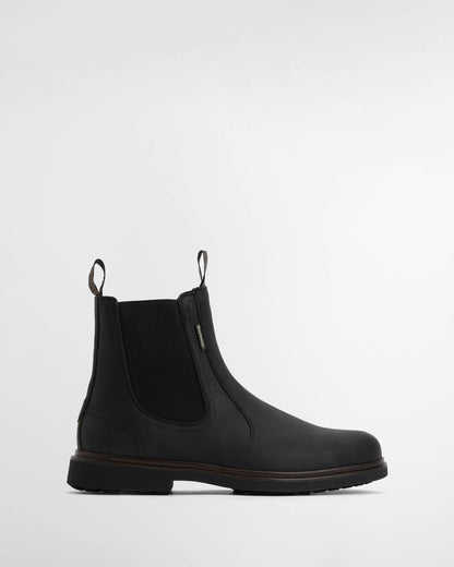 Barbour Hale Mens Chelsea Boots - Black | CHO | Designer Mens Boots
