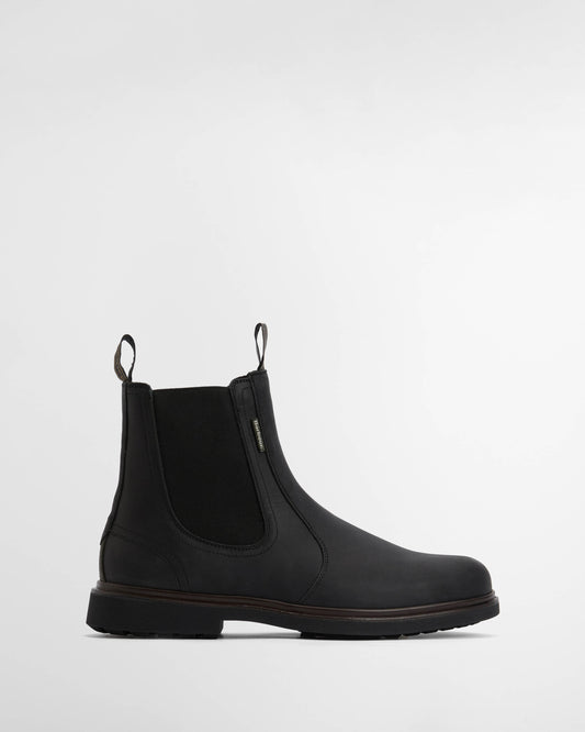 Barbour Hale Mens Chelsea Boots - Black | CHO | Designer Mens Boots
