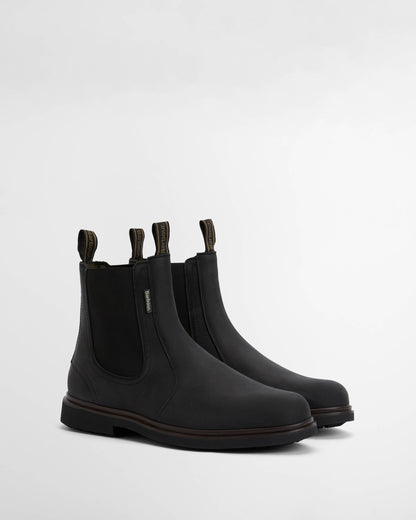 Barbour Hale Mens Chelsea Boots - Black | CHO | Designer Mens Boots