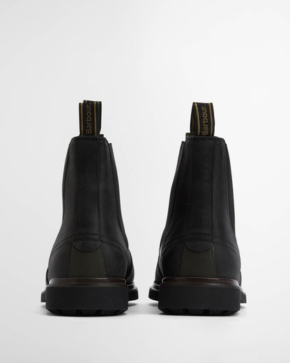 Barbour Hale Mens Chelsea Boots - Black | CHO | Designer Mens Boots