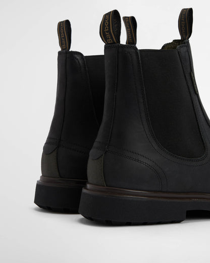 Barbour Hale Mens Chelsea Boots - Black | CHO | Designer Mens Boots
