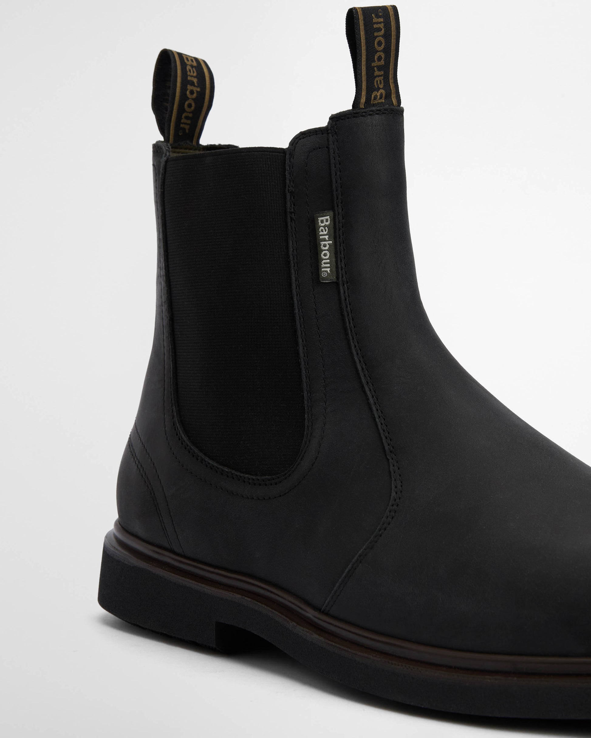 Barbour Hale Mens Chelsea Boots - Black | CHO | Designer Mens Boots