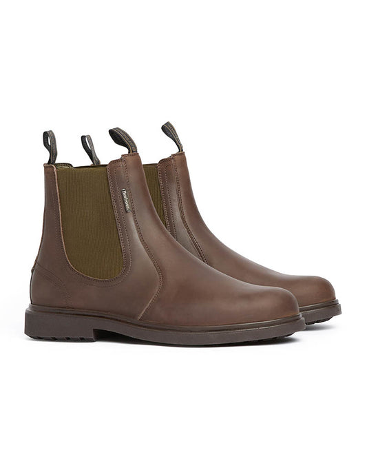 Barbour Hale Mens Chelsea Boots - Dark Brown