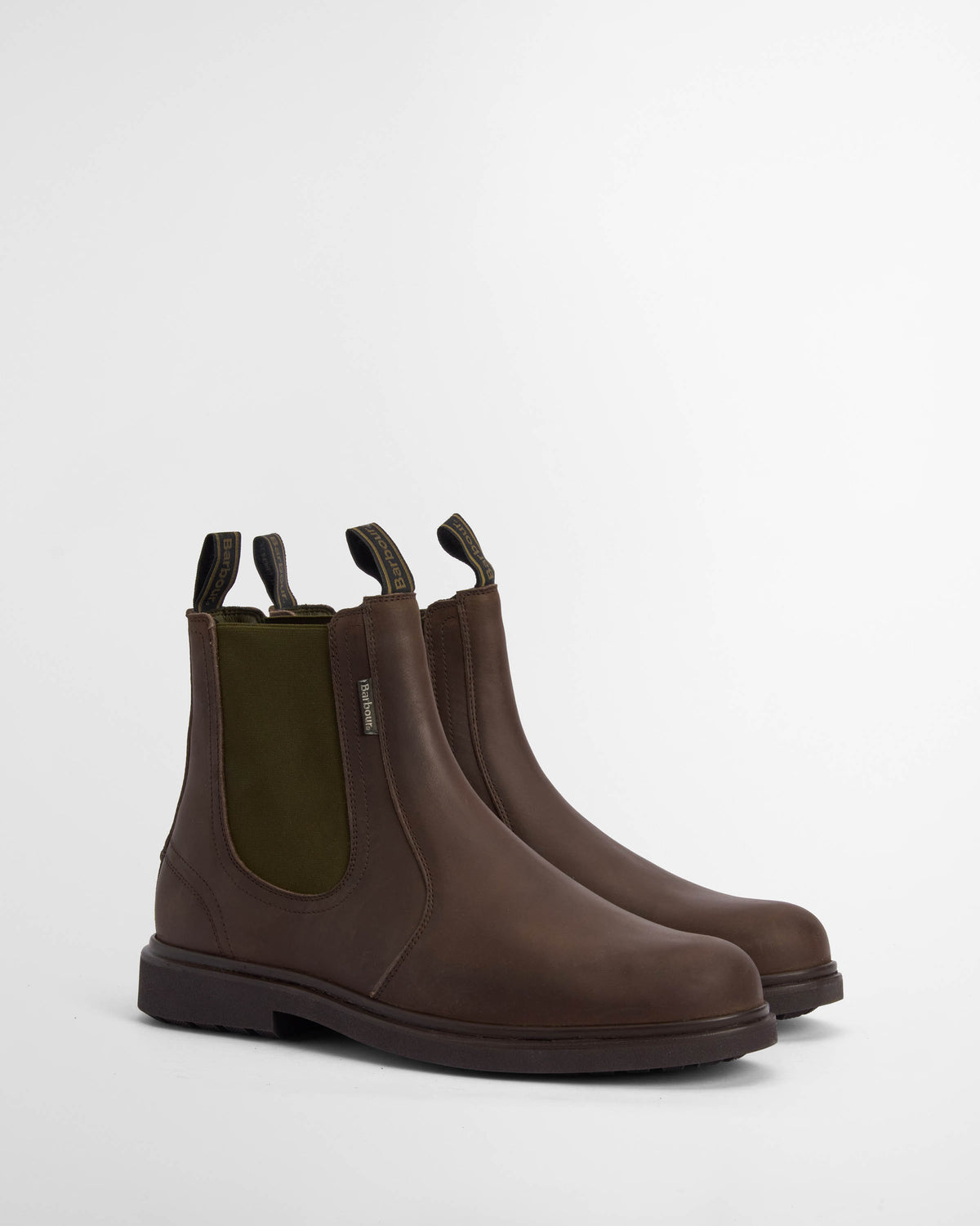 Barbour Hale Mens Chelsea Boots - Dark Brown | CHO | Designer Mens Boots