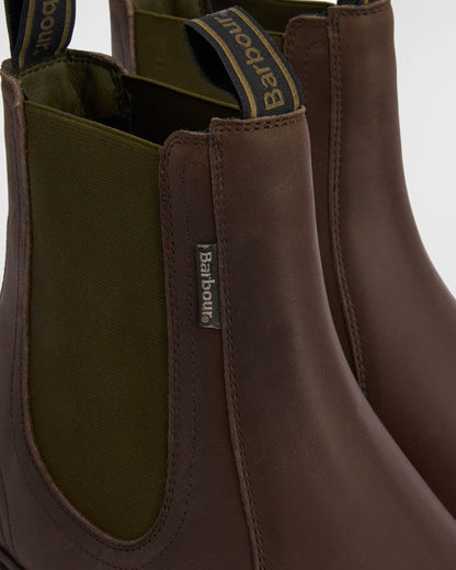 Barbour Hale Mens Chelsea Boots - Dark Brown | CHO | Designer Mens Boots