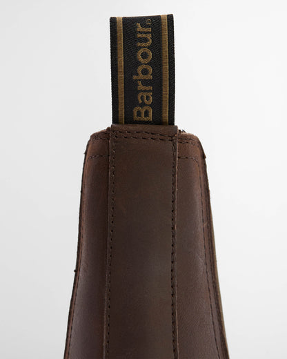Barbour Hale Mens Chelsea Boots - Dark Brown | CHO | Designer Mens Boots