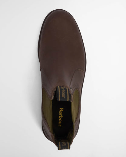Barbour Hale Mens Chelsea Boots - Dark Brown | CHO | Designer Mens Boots