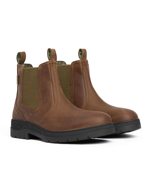 Barbour Turnbull Mens Chelsea Boots - Dark Brown
