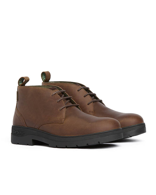 Barbour Forster Mens Chukka Boots - Dark Brown