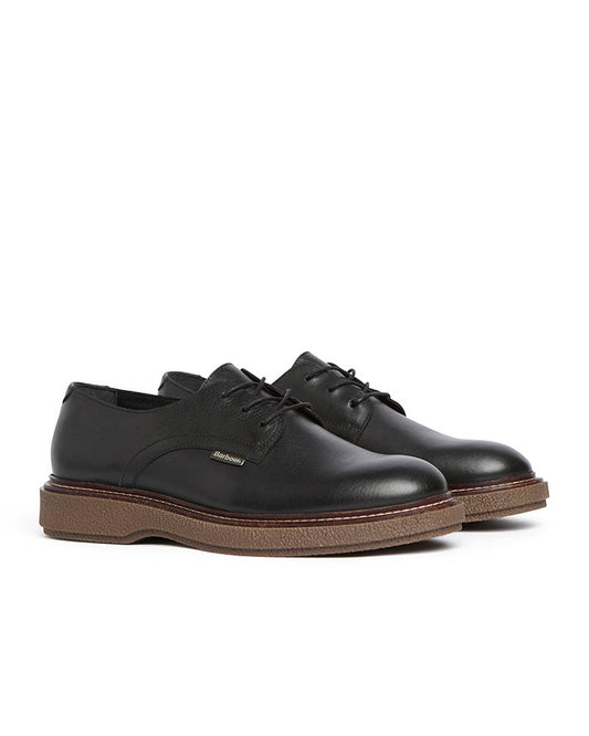 Barbour Harefield Mens Derby Shoes - Black