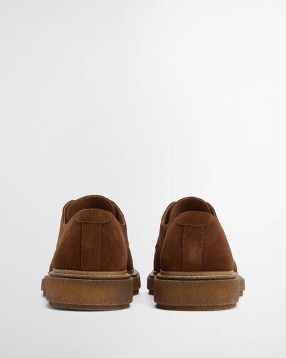 Barbour Harefield Mens Derby Shoes - Toffee Suede | CHO | Designer Mens Shoes