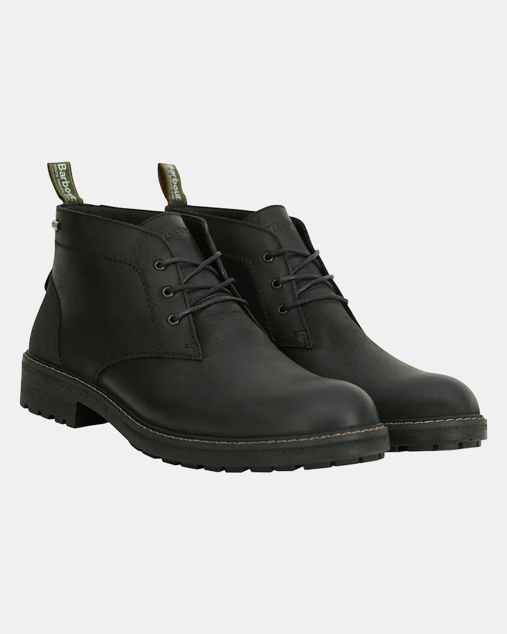 Barbour Shawdon Mens Chukka Boot - Black | CHO | Designer Mens Chukka Boots