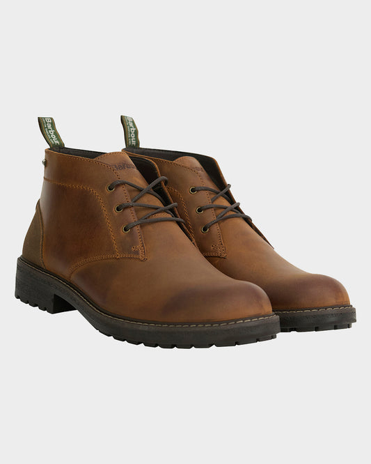 Barbour Shawdon Mens Chukka Boot - Teak | CHO | Designer Mens Chukka Boots