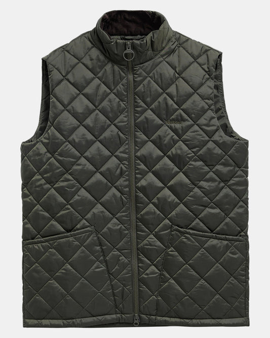 Barbour Monty Mens Gilet - Sage | CHO | Designer Mens Padded Gilets