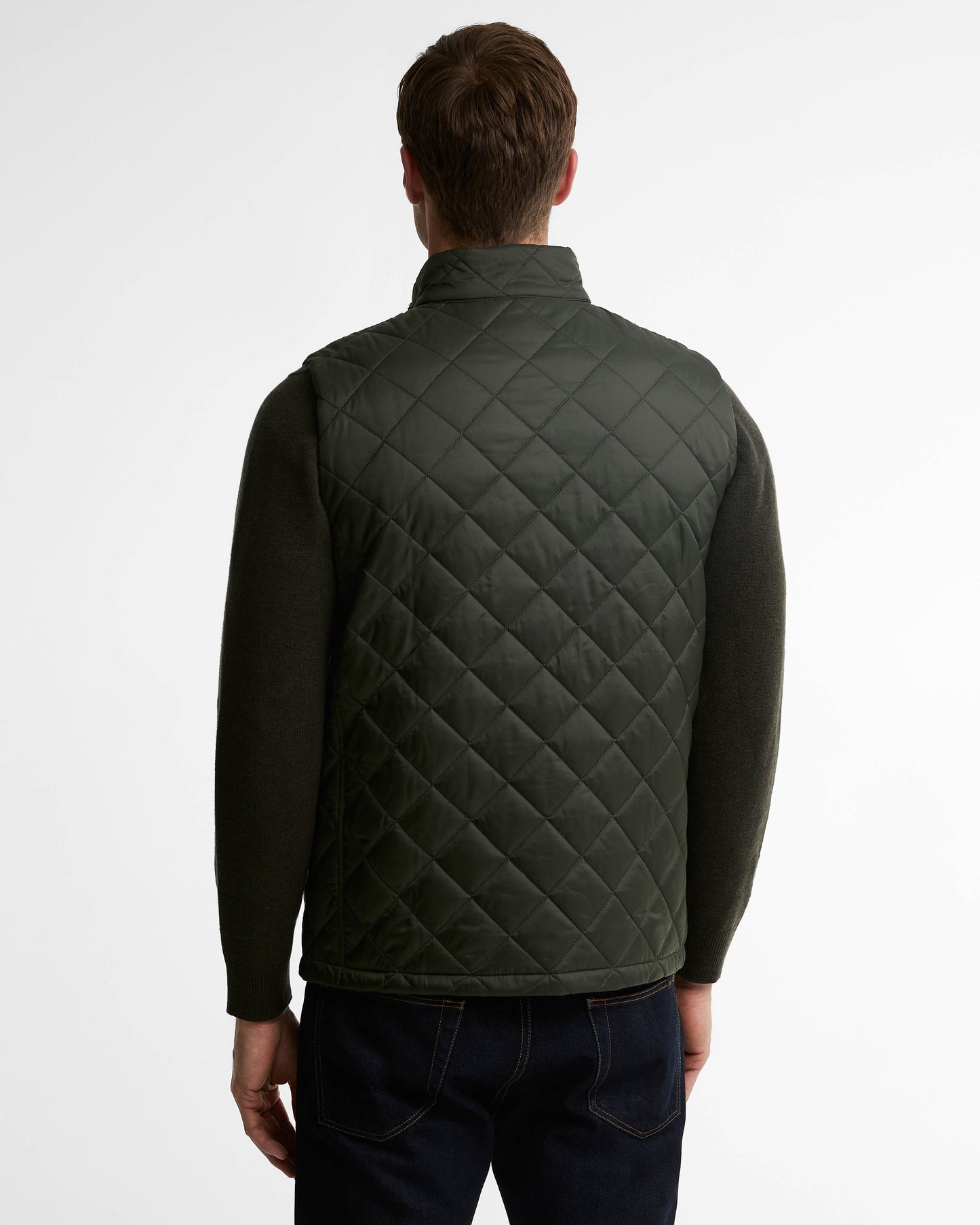 Barbour Monty Mens Gilet - Sage | CHO | Designer Mens Padded Gilets
