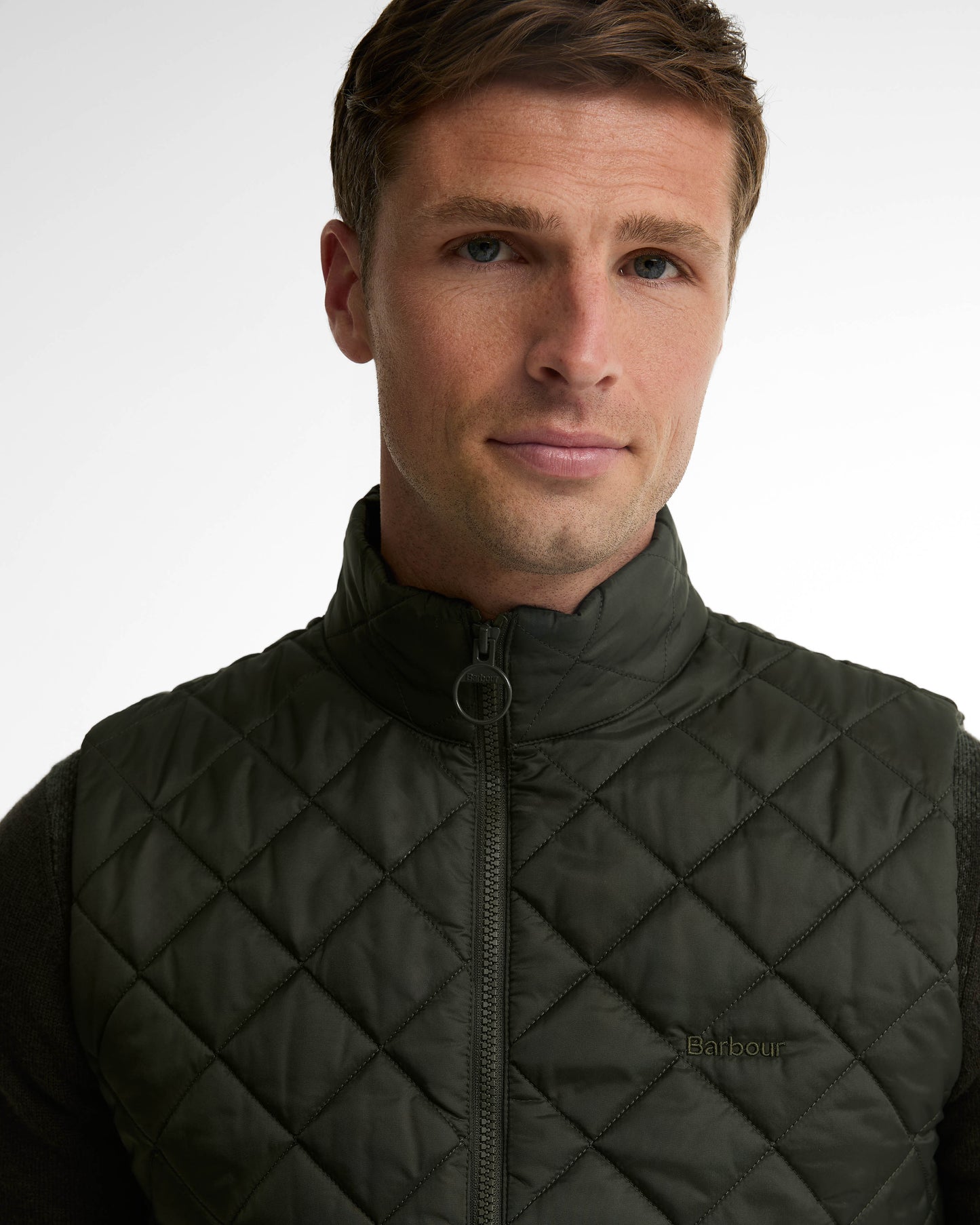 Barbour Monty Mens Gilet - Sage | CHO | Designer Mens Padded Gilets
