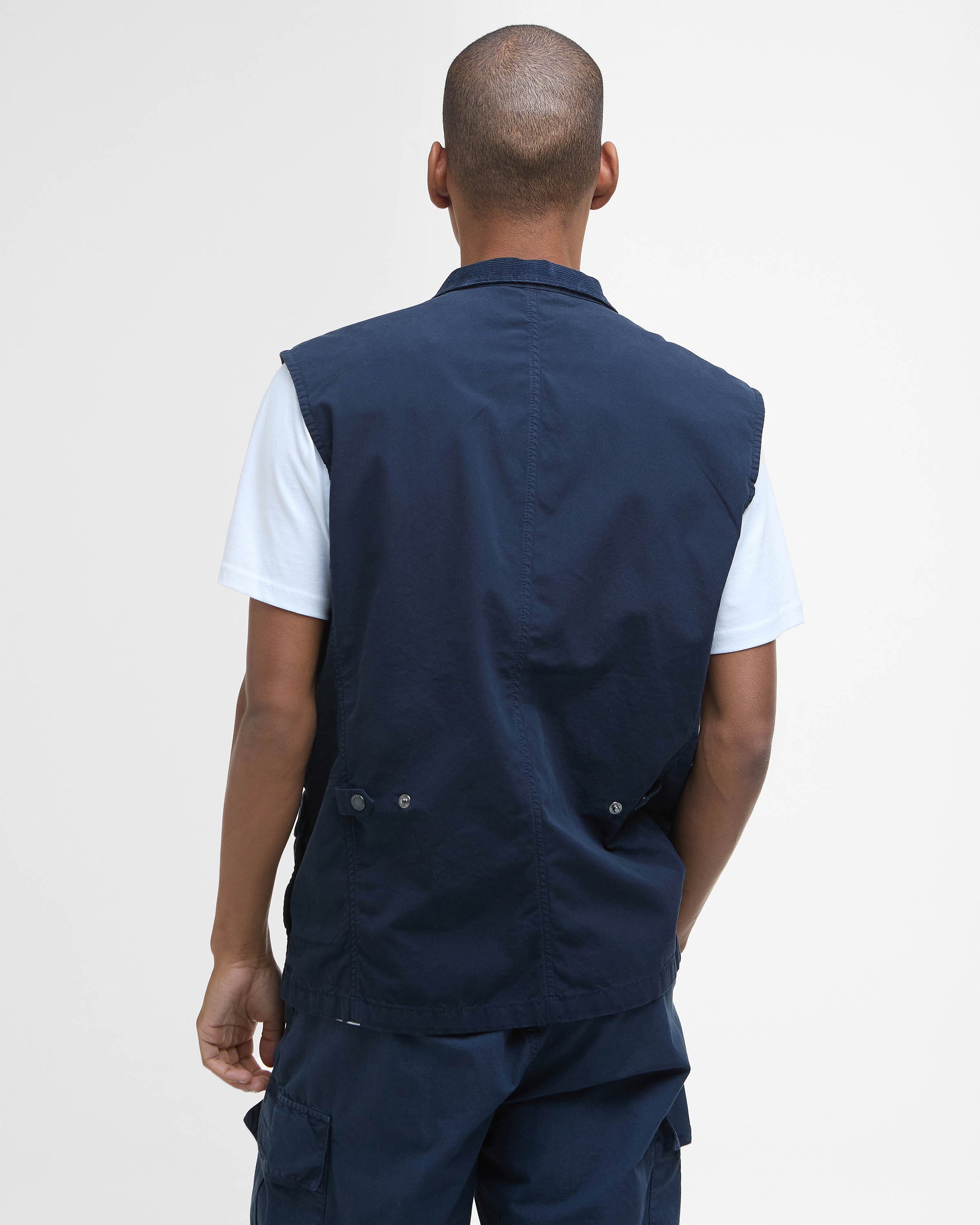 Barbour Corbridge Mens Casual Gilet - Navy | CHO | Designer Mens Gilets
