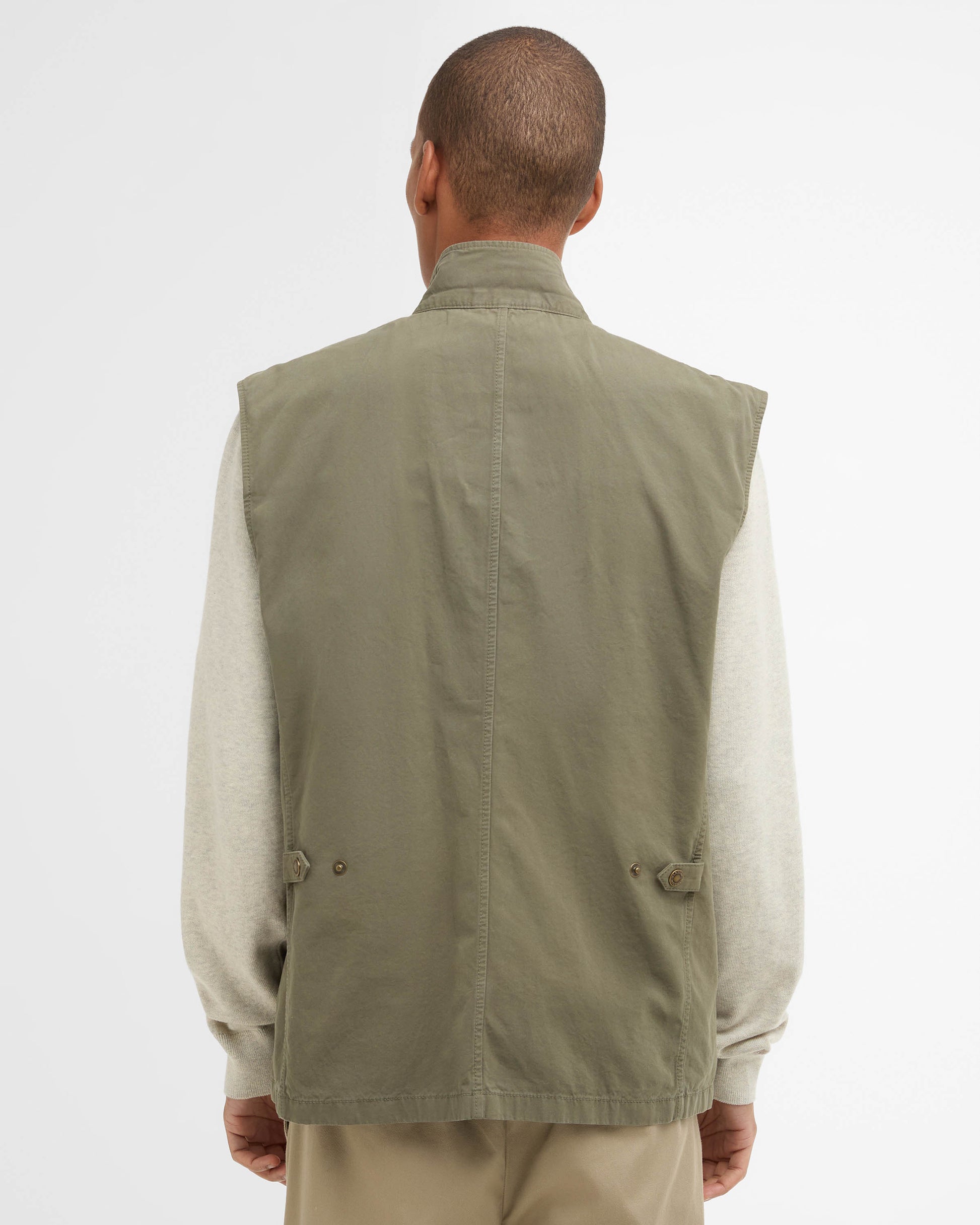 Barbour Corbridge Mens Casual Gilet - Dusty Olive | CHO | Designer Mens Gilets