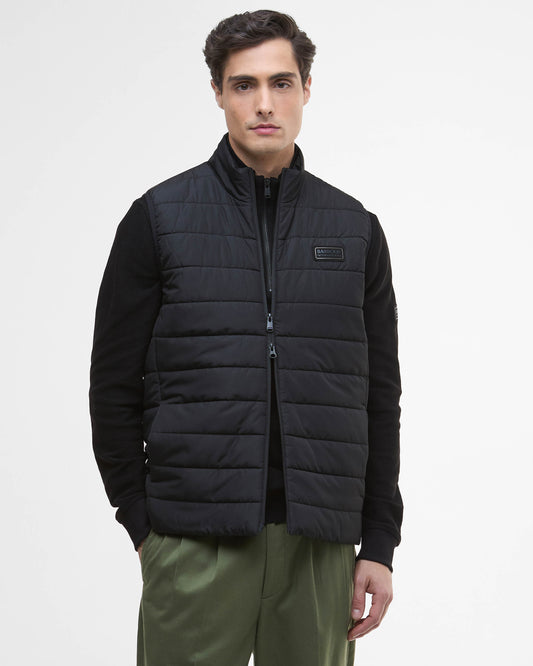Barbour International Aldon Mens Quilted Gilet - Black